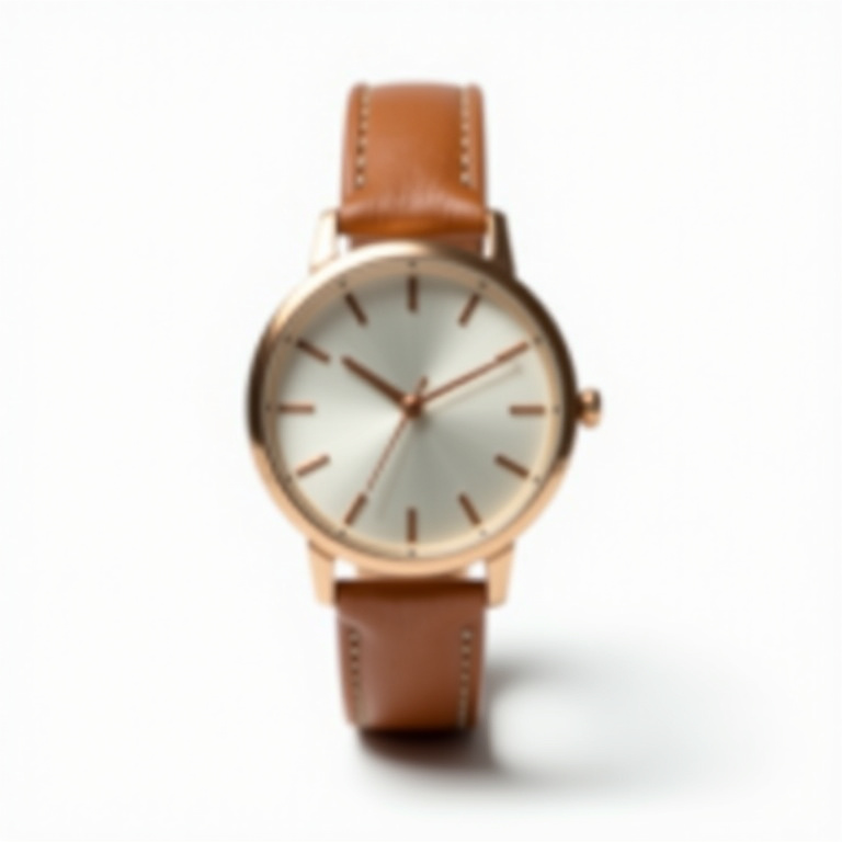 Montre bracelet magnétique noire et gold rose